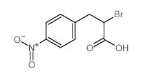 2-bromo-3-(4-nitrophenyl)propanoic acid Structure