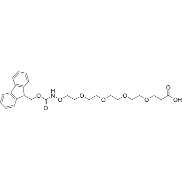 Fmoc-aminooxy-PEG4-acid结构式