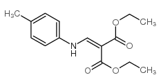 2-(对甲苯氨基亚甲基)丙二酸二乙酯结构式