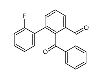 1-(2-Fluorophenyl)-9,10-anthraquinone structure