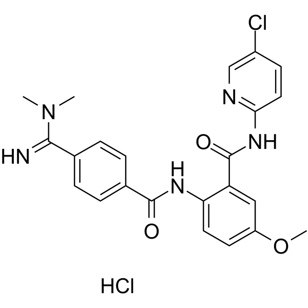 Betrixaban hydrochloride Structure