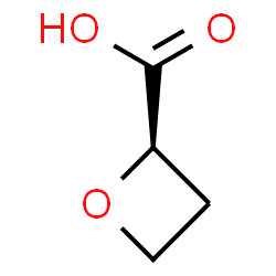 (2R)-oxetane-2-carboxylic acid structure