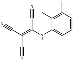 2-(2,3-Xylidino)-1,1,2-ethenetricarbonitrile structure