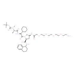 A 410099.1 amide-PEG4-amine structure