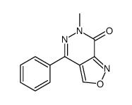 4-Phenyl-6-methylisoxazolo[3,4-d]pyridazine-7(6H)-one结构式