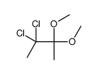 2,2-dichloro-3,3-dimethoxybutane结构式