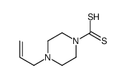 4-prop-2-enylpiperazine-1-carbodithioic acid Structure