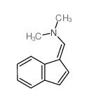 Methanamine,1-(1H-inden-1-ylidene)-N,N-dimethyl- structure