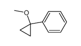 1-methoxy-1-phenylcyclopropane Structure