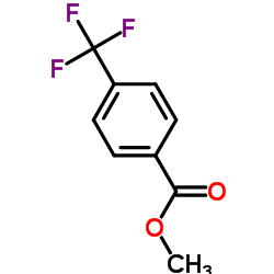 4-(三氟甲基)苯甲酸甲酯结构式