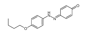 4-[(4-butoxyphenyl)hydrazinylidene]cyclohexa-2,5-dien-1-one结构式