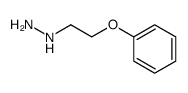 1-phenoxy-2-hydrazinoethane结构式