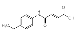 4-((4-ETHYLPHENYL)AMINO)-4-OXOBUT-2-ENOIC ACID structure