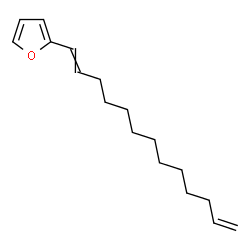 2-(1,12-Tridecadienyl)furan Structure