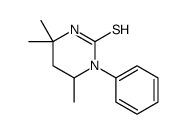 4,4,6-trimethyl-1-phenyl-1,3-diazinane-2-thione Structure