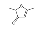 2,5-dimethylthiophen-3-one结构式