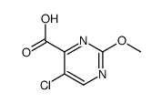 2-甲氧基-5-氯嘧啶-4-甲酸结构式