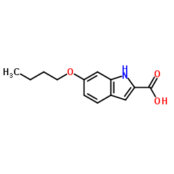 6-Butoxy-1H-indole-2-carboxylic acid structure