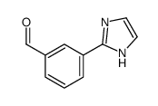 3-(1H-IMIDAZOL-2-YL)-BENZALDEHYDE结构式