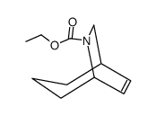 ethyl 9-azabicyclo[3.2.2]non-6-ene-9-carboxylate结构式