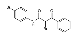 2-bromo-N-(4-bromo-phenyl)-3-oxo-3-phenyl-propionamide结构式