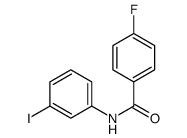 4-Fluoro-N-(3-iodophenyl)benzamide Structure