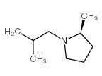 Pyrrolidine, 2-methyl-1-(2-methylpropyl)-, (2S)- (9CI) Structure