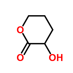 3-Hydroxytetrahydro-2H-pyran-2-one structure