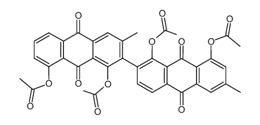 Microcarpin-tetraacetat Structure