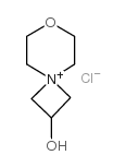 N-(b-Hydroxytrimethylen)morpholinium chloride structure