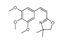 4,4-dimethyl-2-[(E)-2-(3,4,5-trimethoxyphenyl)ethenyl]-5H-1,3-oxazole Structure