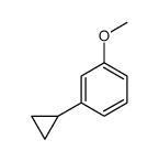 BENZENE, 1-CYCLOPROPYL-3-METHOXY- structure