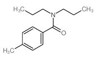 Benzamide, 4-methyl-N,N-dipropyl- Structure