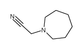 1H-Azepine-1-acetonitrile,hexahydro- Structure