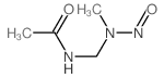 Acetamide,N-[(methylnitrosoamino)methyl]-结构式