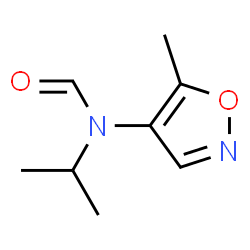 Formamide, N-(1-methylethyl)-N-(5-methyl-4-isoxazolyl)- (9CI)结构式