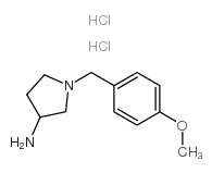 1-(4-METHOXY-BENZYL)-PYRROLIDIN-3-YLAMINE DIHYDROCHLORIDE Structure