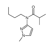 N-butyl-2-methyl-N-(1-methylpyrazol-3-yl)propanamide Structure