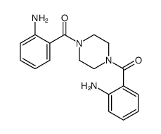 [4-(2-aminobenzoyl)piperazin-1-yl]-(2-aminophenyl)methanone结构式