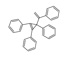 1,2,3-Triphenyl-3-(1-phenylvinyl)-cyclopropen结构式