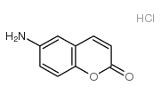 6-氨基香豆素.盐酸盐结构式