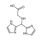 2-[bis(1H-imidazol-2-yl)methylamino]acetic acid结构式