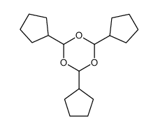 2,4,6-tricyclopentyl-[1,3,5]trioxane Structure