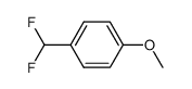 1-(Difluoromethyl)-4-methoxybenzene结构式