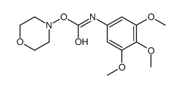 morpholin-4-yl N-(3,4,5-trimethoxyphenyl)carbamate结构式