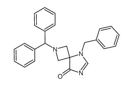 2-二苯甲基-5-苄基-2,5,7-三氮杂螺[3.4]辛-6-烯-8-酮结构式