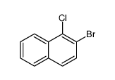 2-bromo-1-chloronaphthalene Structure