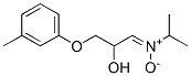 2-Hydroxy-N-isopropyl-3-[(3-methylphenyl)oxy]-1-propanimine N-oxide结构式