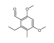 m-Tolualdehyde, 2-ethyl-4,6-dimethoxy- (5CI)结构式