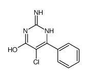 2-Amino-5-chloro-6-phenyl-4(1H)-pyrimidinone Structure